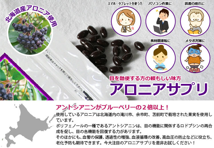 アロニアサプリイメージ 画像